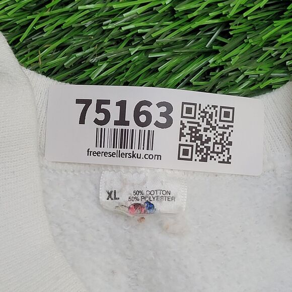 Vintage 1988 Beverly-Hills Sweatshirt Womens XL 22x23 White - Picture 9 of 15